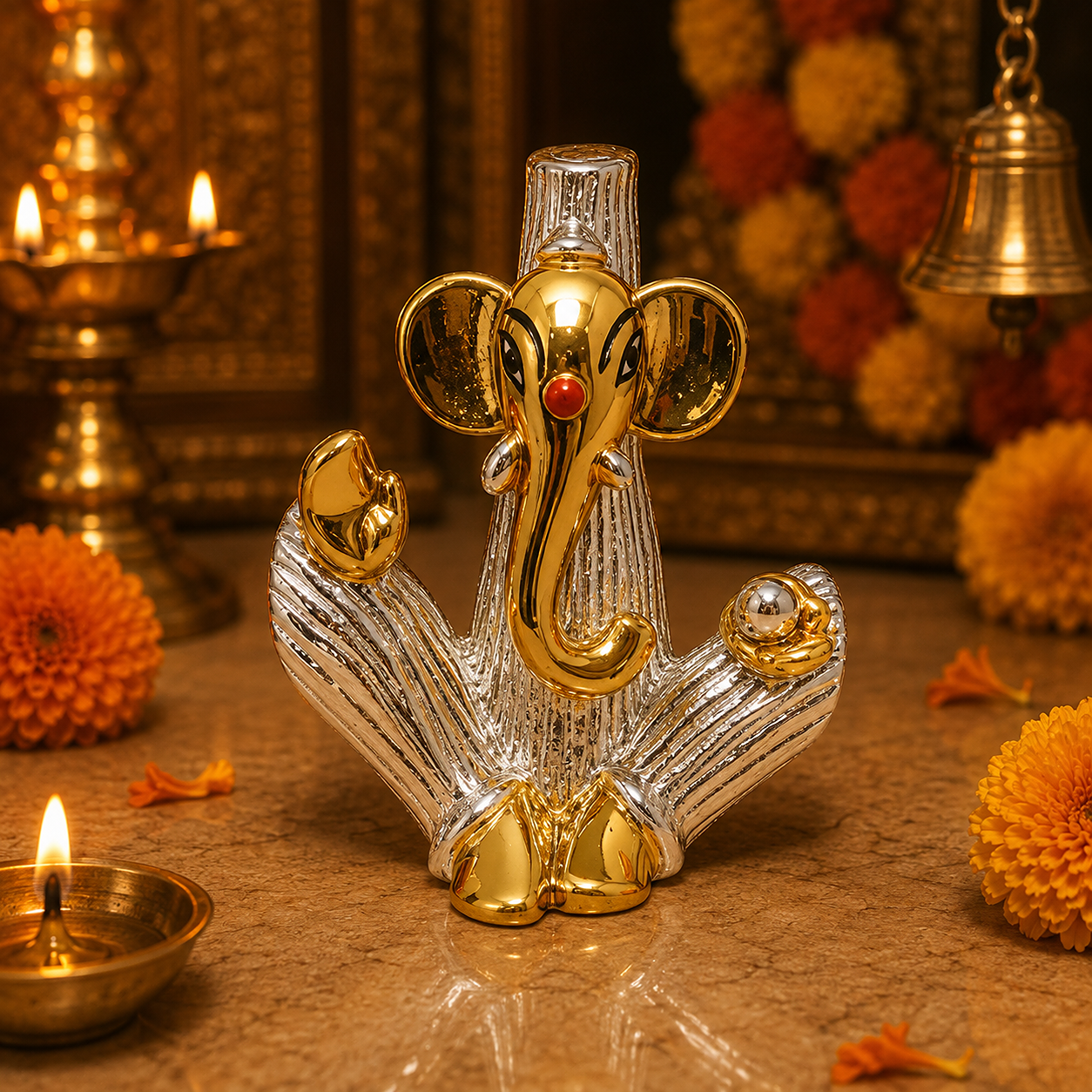 Silver Ganesh Ji